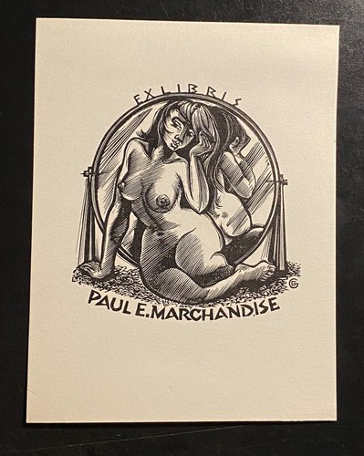 Exlibris erotik frau - exlibris,