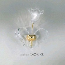 Applique parete in vetro di