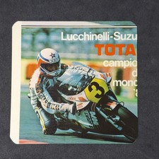 Lucchinelli Suzuki Sticker Moto Adesivo Anni 80 Vintage 10 Cm 