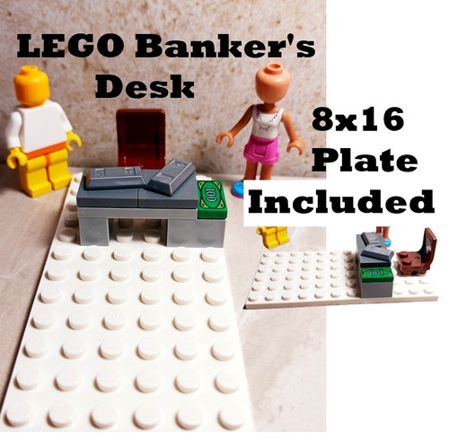 Lego bank scrivania - scrivania, banchieri