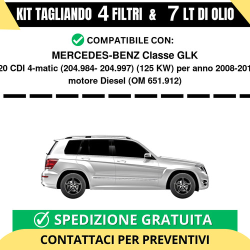 Tagliando per mercedes benz - tagliando,