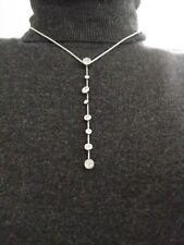 Collana donna Swarovski Originale girocollo strass bianchi custodia e certificat