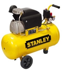 Compressore Aria Portatile 50 Lt Stanley con ruote Hp2 max 8 bar 230V