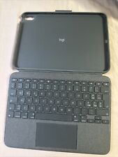 Logitech Logi Combo Touch Italian Yu0081 Cover Tastiera Per iPad 7 | 8 | 9 | 10