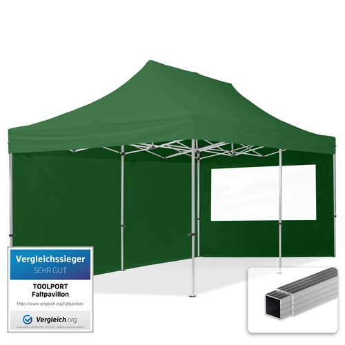 Gazebo pieghevole 3x6m con - 3x6m,