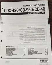Yamaha CDX-420/CD950/CD40