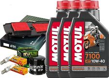 KIT TAGLIANDO HONDA XLV TRANSALP 700 2008   2013 7100 10W40 FILTRI HIFLO CANDELE