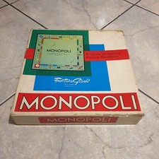 Monopoli -Edizione EG Vintage Originale anni 70 Scatola Quadrata Scritta Corsivo