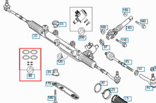 NUOVO MB CLK W209 KIT GUARNIZIONI TRASMISSIONE STERZO A2034604200 ORIGINALE