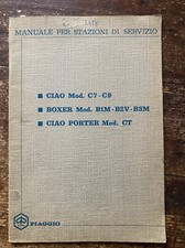 Manuale Per Stazioni Di Servizio  Piaggio Ciao  C7 , C9 , Boxer, Ciao Porter