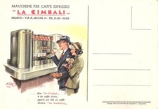 MACCHINE PER CAFFE' ESPRESSO LA CIMBALI MILANO ILLUSTRATORE 