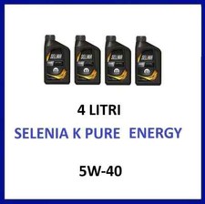 4 LITRI - OLIO MOTORE SELENIA K PURE ENERGY 5W-40ACEA C3