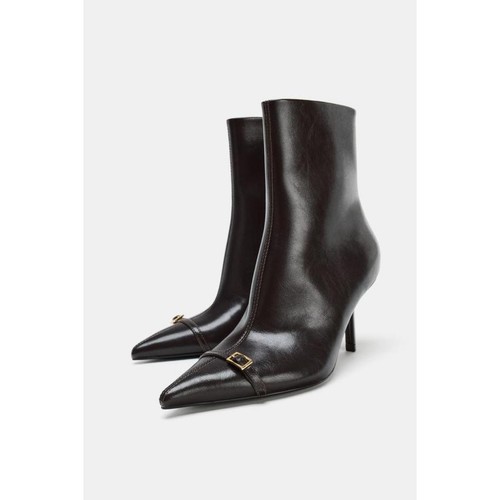 Zara stiletto heel ankle boots - stiletto,