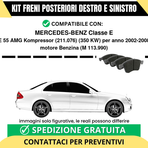 Pastiglie freno posteriori - pastiglie,