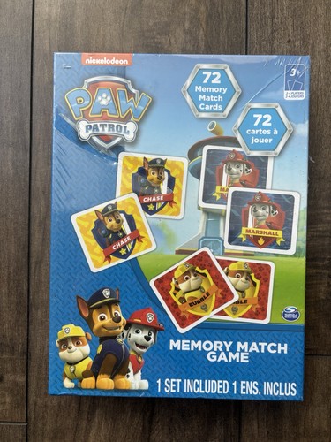 Paw patrol memory match - paw,