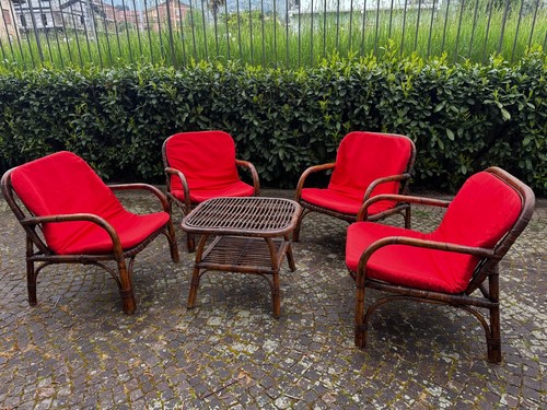 Set salotto midollino - set, 4