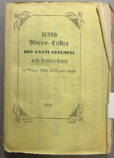 SUNTO STORICO-CRITICO FATTI