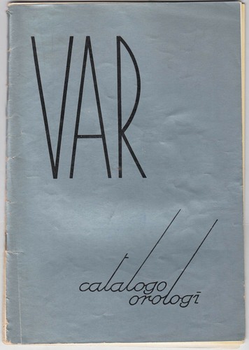Catalogo orologi var - orologi,