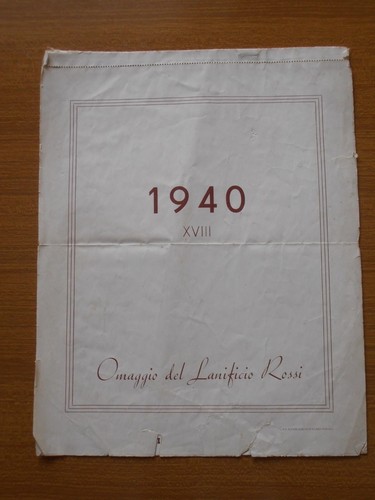 Calendario antico 1940 - antico,