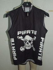 MAGLIA SHIRT MAILLOT CICLISMO CYCLISM BICI PIRATE SMANICATO (1488) tg. L