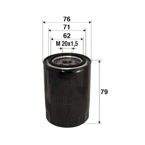 Filtro olio valeo 586037 - olio,