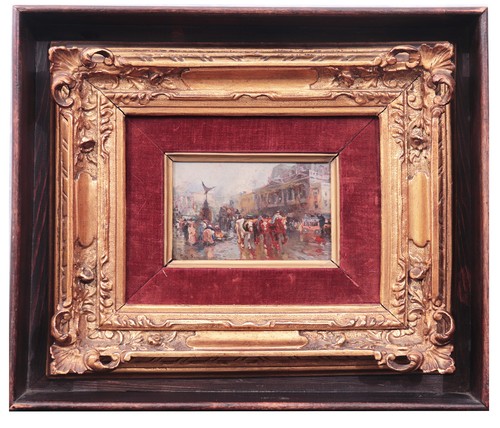 Dipinto olio tavoletta - dipinto,