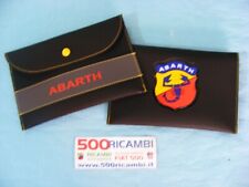 FIAT 500 & 126 - LIBRETTO PORTA DOCUMENTI SCRITTA + LOGO ABARTH