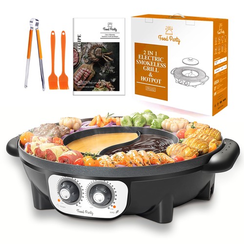 Pentola elettrica con bbq - pentola,