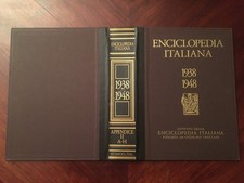Treccani enciclopedia 1938 - ,