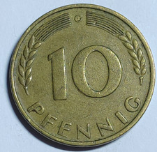 Pfennig 1950 allemagne - 10,