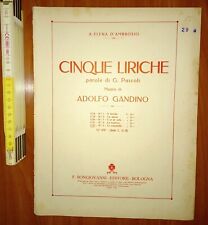 Gandino Adolfo, Le ciaramelle