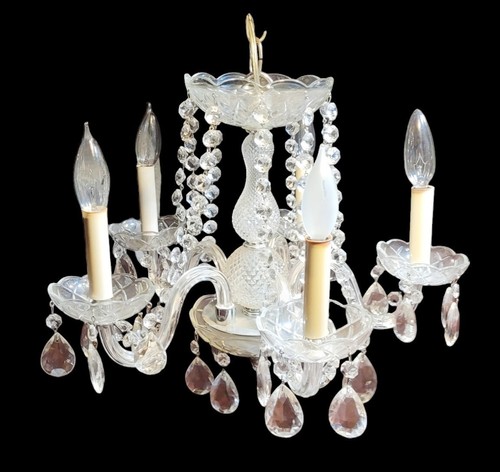 Antico lampadario vetro
