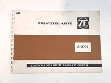 Elenco ricambi ZF A-210J