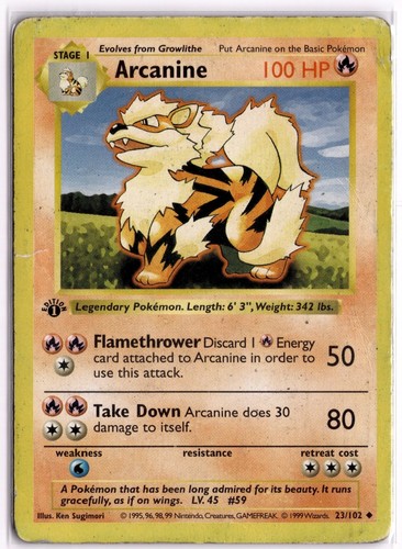 Arcanine 102 set - arcanine,