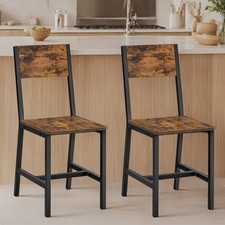 2x Sedie da Pranzo Rustiche