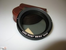 Carl Zeiss Jena DDR Filtro Polarizzatore Per Obiettivo 58 Mm