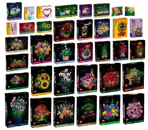 Scegli lego fiori - scegli, bozzo