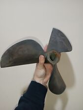 Elica Barca In Ottone Vintage Antica 