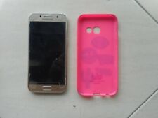 Samsung Galaxy A3 2017 SM-A320FL 16GB Sbloccato Smartphone Oro + Custodia gomma