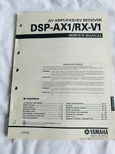 Yamaha DSP-AX1/ RX-V1 Manuale di servizio Service Manual