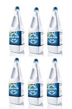 AQUA KEM 2 LITRI THETFORD LIQUIDO SERBATOIO ACQUE NERE WC CAMPER OFFERTA 6 PEZZI