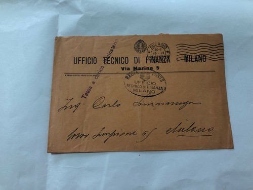 Busta storia postale ufficio - busta,