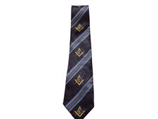 Cravatta nera quadrata bussola