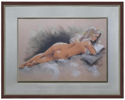 Grande dipinto 96x75 con - dipinto, cm.