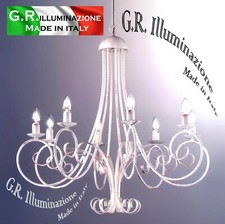 LAMPADARIO IN FERRO BATTUTO 8
