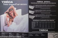 PUBLICITÉ DE PRESSE 1985 MATELAS TRÉCA IMPÉRIAL VOTRE SOMMEIL SUR MESURE