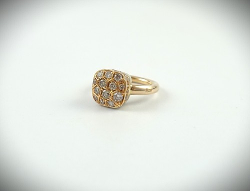 Anello pomellato nudo maxi oro - pomellato,
