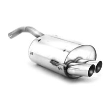 Fox Acciaio Scarico Sportivo Alfa Romeo 147 1.6l 2.0l 2x70mm Taglienti Obliquo