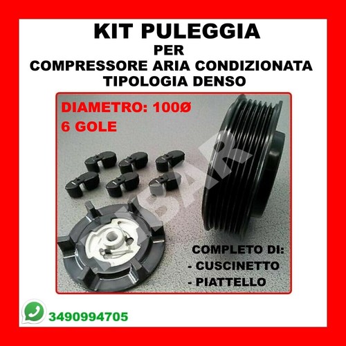 Kit puleggia compressore aria - puleggia,