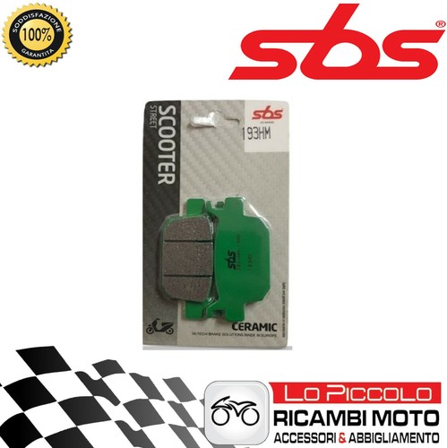 Pastiglie freno posteriore sbs - pastiglie,
